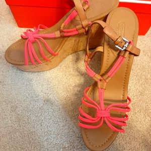 Coach Georgiana Wedge Sandals 11B